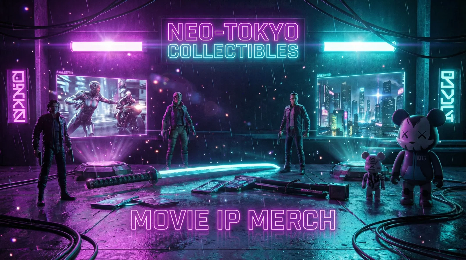 困困狗视频-最新原创视频发布|无限释放赛博朋克风格影视IP衍生品展示横幅